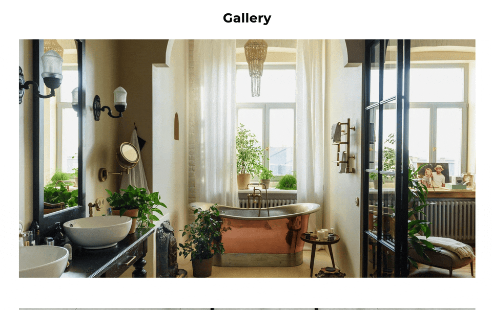 Add a parallax effect to your artist portfolio