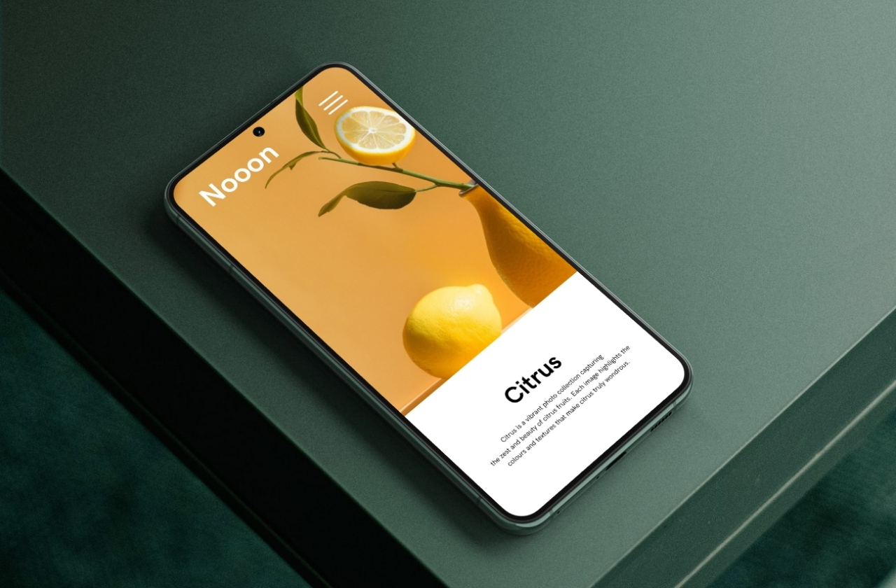 Mobile responsive website