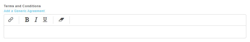 Terms and conditions