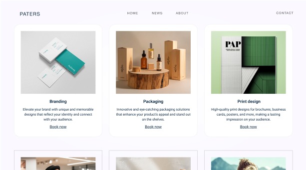 collection page example