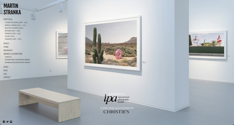 マーチン・ストランカのポートフォリオ（Portfoliobox）