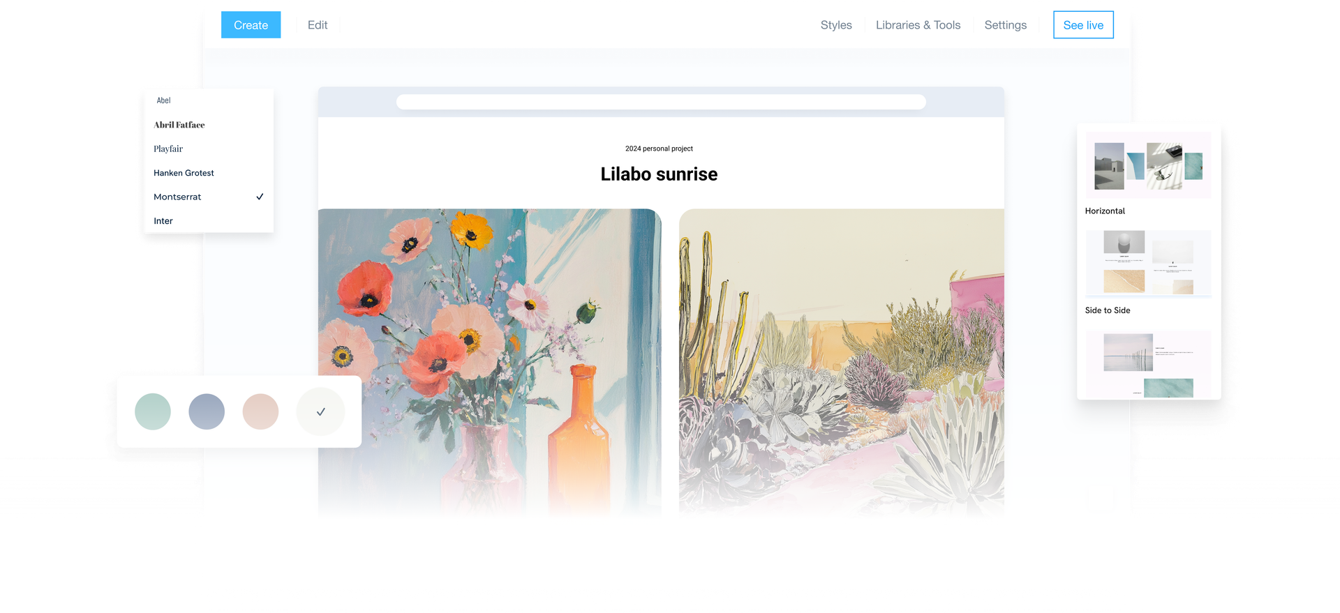 portfolio website template