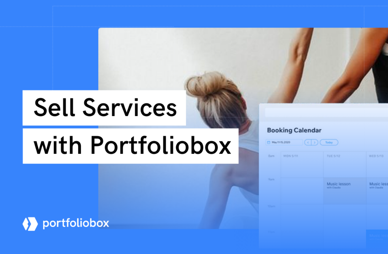 Sell services with Portfoliobox