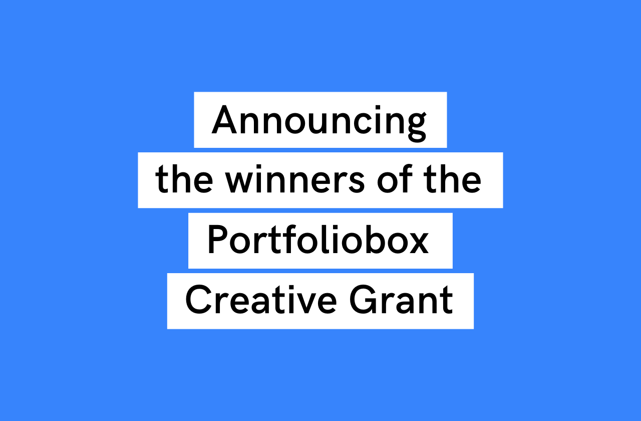 Meet the Winners of the Portfoliobox Grant Competition!