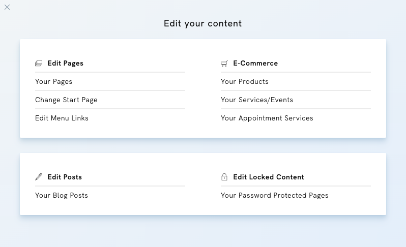 Edit Interface in Portfoliobox Admin Panel